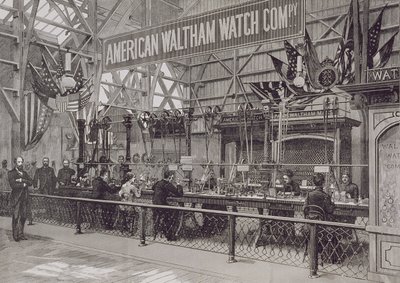 De American Waltham Watch Company, Massachusetts, 1885 door American School